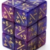 Foam Brain Dice Gaming Counters>+1/+1 Dark Blue & Purple Counters For Magic (8)