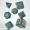 Q Workshop Dobbelstenen>Arcade Blue & Yellow Dice Set