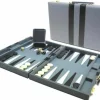 Hot Games Vinyl>Backgammon Koffer Grijs 38 Cm