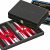 Philos Reisset>Backgammon Koffer Tinos Magnetisch (Rood)