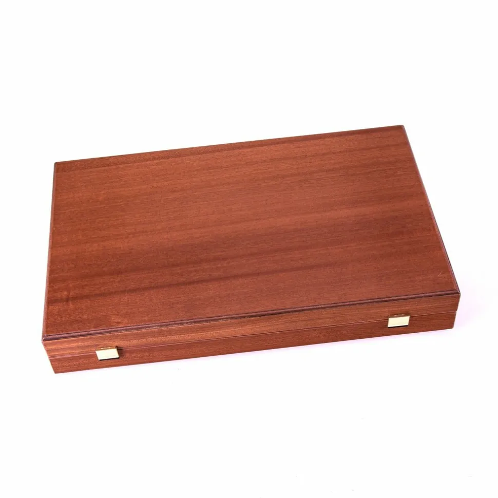 Manopoulou Hout>Backgammon: Mahogany - Large