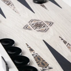 Manopoulou Hout>Backgammon Printed-Moroccan Mosaic Art 48X26Cm