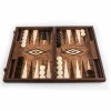 Manopoulou Hout>Backgammon: Walnut Burl - Medium