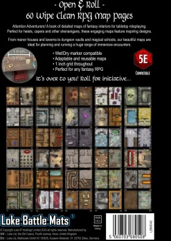 Loke Battle Mats Battlemats>Big Book Of Battle Mats - Rooms, Vaults & Chambers