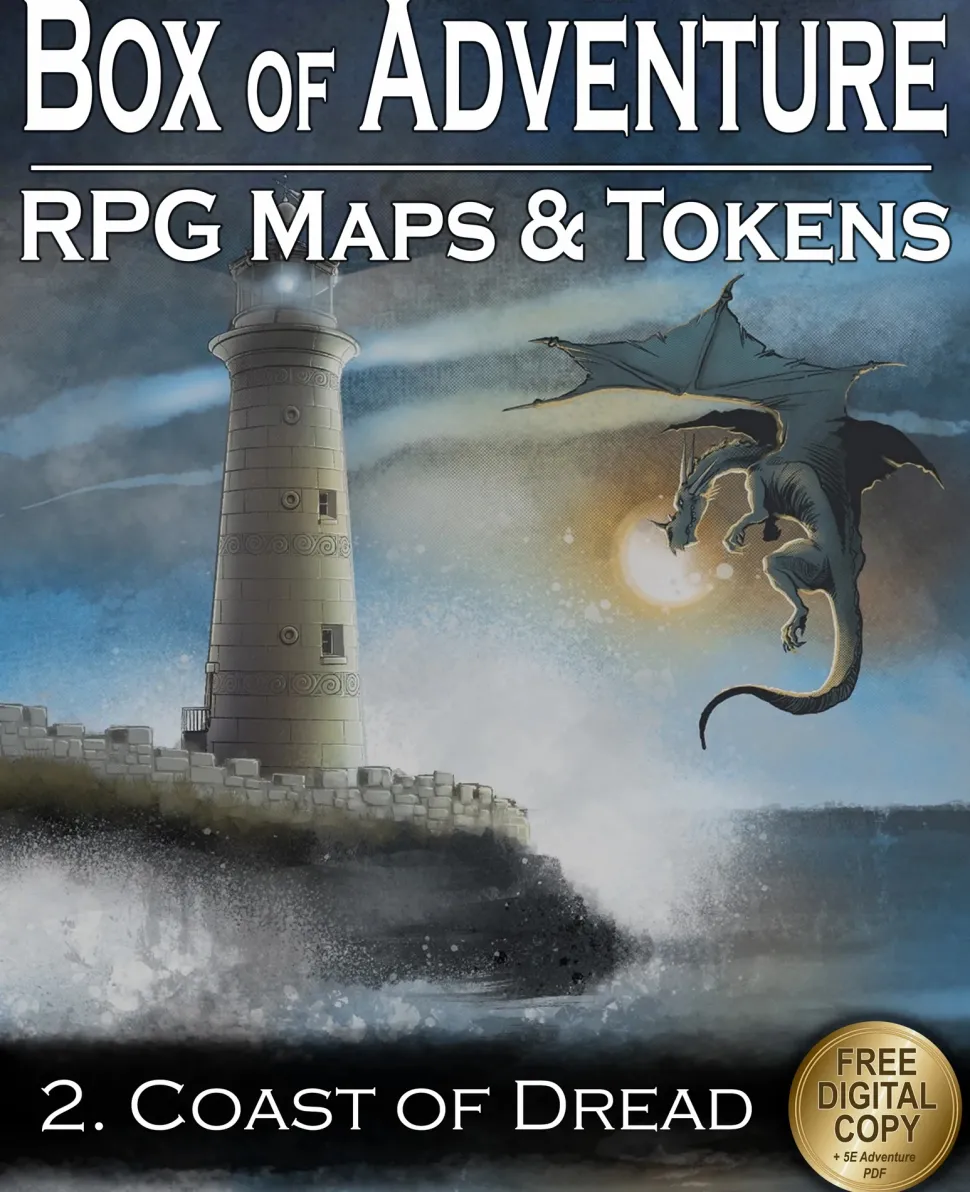 Loke Battle Mats Accessoires>Box Of Adventure - Coast Of Dread