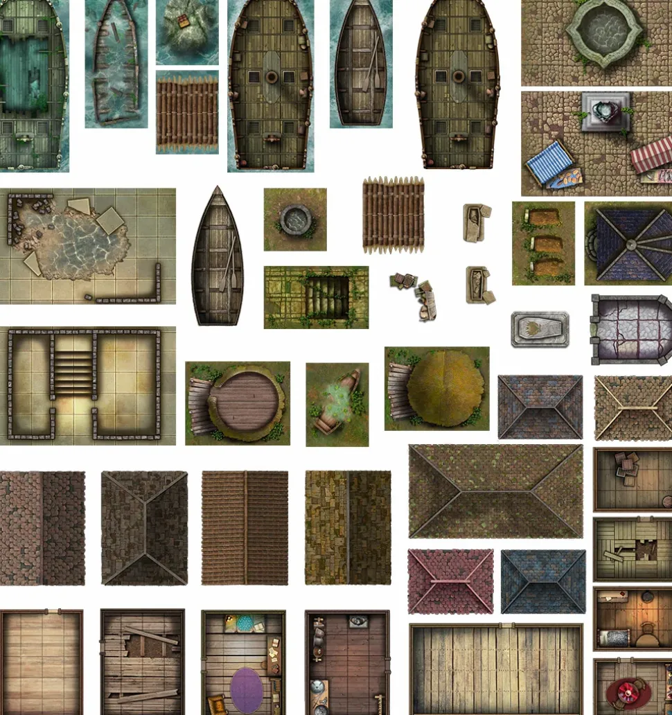 Loke Battle Mats Accessoires>Box Of Adventure - Coast Of Dread