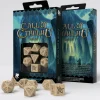 Q Workshop Dobbelstenen>Call Of Cthulhu Beige & Black Dice Set (7)
