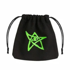 Q Workshop Dobbelstenen>Call Of Cthulhu Black & Green Dice Bag