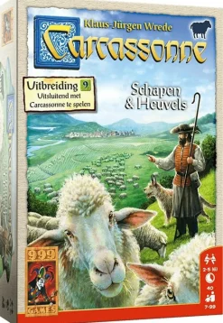 999 Games Carcassonne>Carcassonne: Schapen & Heuvels - Bordspel