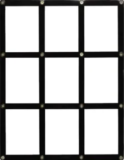 Ultra Pro Opbergmappen>9-Card Black Frame Screwdown Holder