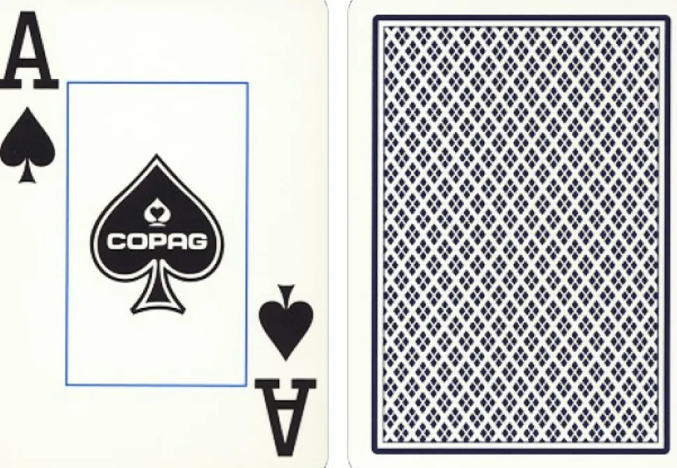 Cartamundi Speelkaarten>Copag 100% Plastic Poker Jumbo Faces - Rood