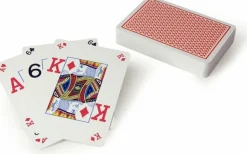Copag Roulette / Poker> - Texas Hold'Em Silver - 4 Peek Index - Tbx Red