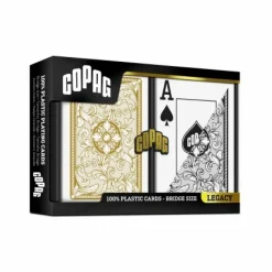Copag Speelkaarten> Double Deck Black & Gold 1546 Jumbo Legacy