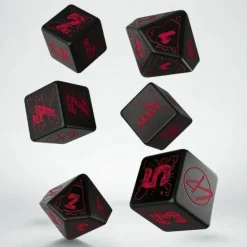 Q Workshop Dobbelstenen>Cyberpunk Red Essential Dice Set (6)