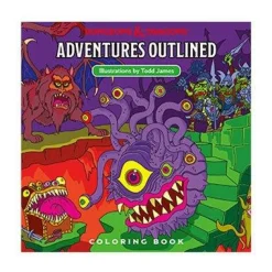 Wizards of the Coast Accessoires>D&D Adventure Outlined Coloring Book