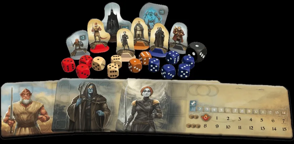 999 Games Samenwerking Bordspel>De Legenden Van Andor: Donkere Helden 5/6 - Bordspel