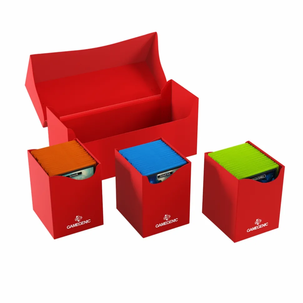 Gamegenic Deckboxen>Deckbox: Triple Deck Holder 300+ Xl Red