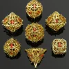 Hymngo Dobbelstenen>Demon Cage Hollow Dice Set Gold (7)