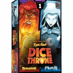 Roxley Games Kaartspellen>Dice Throne S1 Rerolled Barbarian Vs Moon Elf