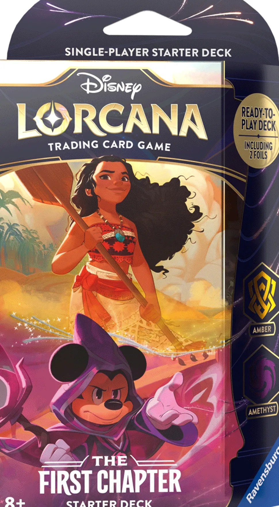 Ravensburger Disney Lorcana Series>Disney Lorcana: The First Chapter - Starter Deck - Sorcerer Mickey & Moana