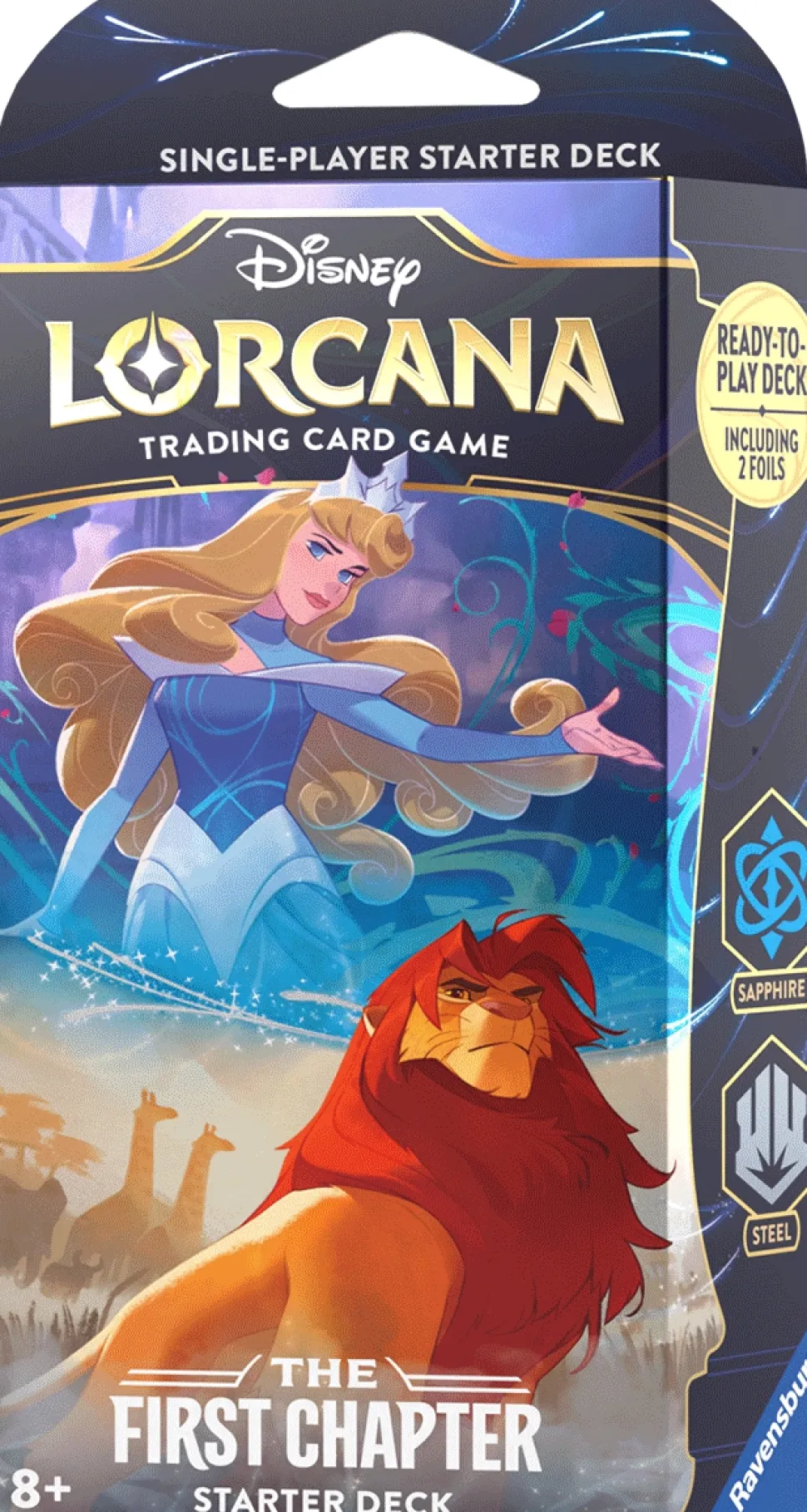 Ravensburger Disney Lorcana Series>Disney Lorcana: The First Chapter - Starter Deck - Princess Aurora & Simba