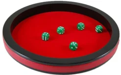 Hot Games Dobbelstenen>Dobbelpiste 34 Cm - Rood Vilt