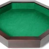 Engelhart Dobbelspellen>Dobbelpiste 8-Hoekig Bruin Mdf