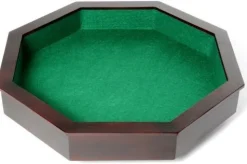 Engelhart Dobbelspellen>Dobbelpiste 8-Hoekig Bruin Mdf