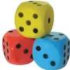 Hot Games Dobbelstenen>Dobbelsteen Schuimrubber Rood