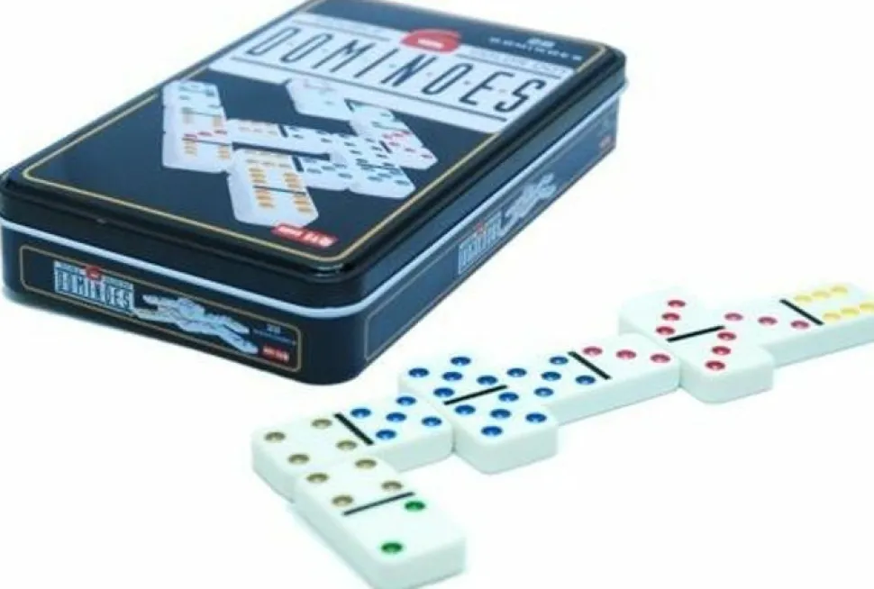 Hot Games Domino>Domino Dubbel 6 In Blik Punten Kleur