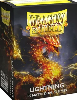 Arcane Tinmen Sleeves (Standard Size)>Dragon Shield - Lightning Matte Dual (100 Stuks)