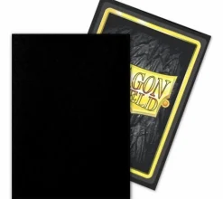 Arcane Tinmen Sleeves (Standard Size)>Dragon Shield - Outer Sleeves - Matte Black (100)