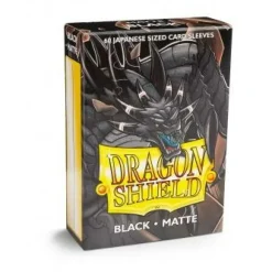 Arcane Tinmen Sleeves (Small Cards)>Dragon Shield - Small: Black Matte (60)