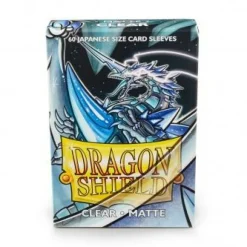Arcane Tinmen Sleeves (Small Cards)>Dragon Shield - Small: Clear Matte (60)
