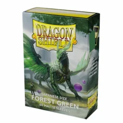 Arcane Tinmen Sleeves (Small Cards)>Dragon Shield - Small Forest Green Matte (60)