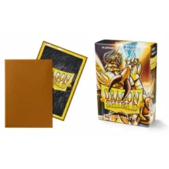 Dragon Shield Sleeves (Small Cards)> - Small: Gold Matte (60)