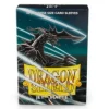 Arcane Tinmen Sleeves (Small Cards)>Dragon Shield - Small: Jet Matte (60)