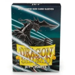 Arcane Tinmen Sleeves (Small Cards)>Dragon Shield - Small: Jet Matte (60)