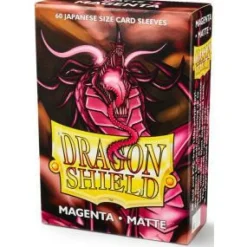 Arcane Tinmen Sleeves (Small Cards)>Dragon Shield - Small: Magenta Matte (60)