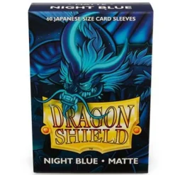 Dragon Shield Sleeves (Small Cards)> - Small: Night Blue Matte (60)