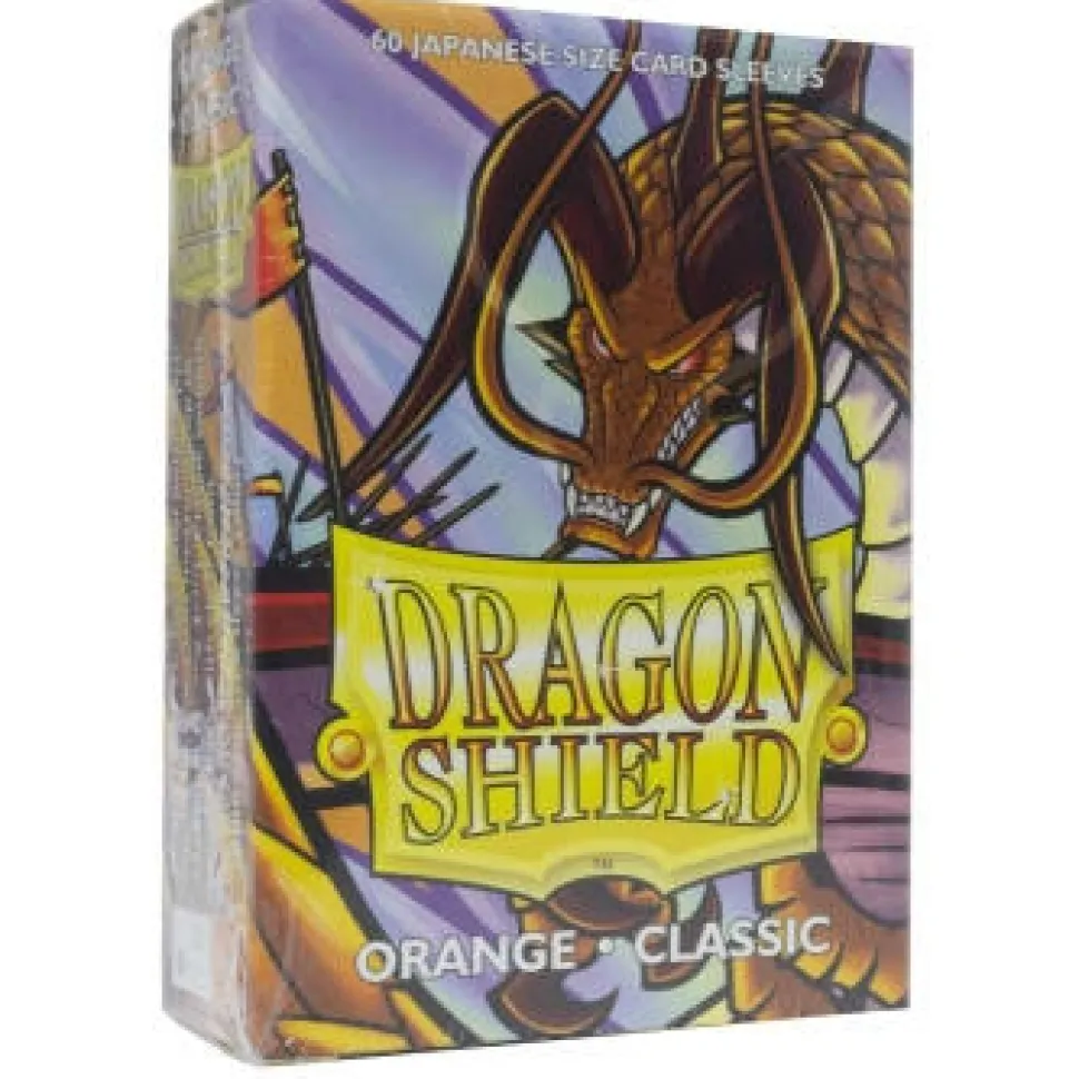 Arcane Tinmen Sleeves (Small Cards)>Dragon Shield - Small: Orange (60)