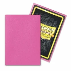 Arcane Tinmen Sleeves (Small Cards)>Dragon Shield - Small: Pink Diamond Matte (60)