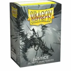 Arcane Tinmen Sleeves (Standard Size)>Dragon Shield - Standard: Dual Justice Matte (100)