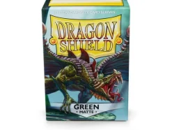 Arcane Tinmen Sleeves (Standard Size)>Dragon Shield - Standard: Green Matte (100)