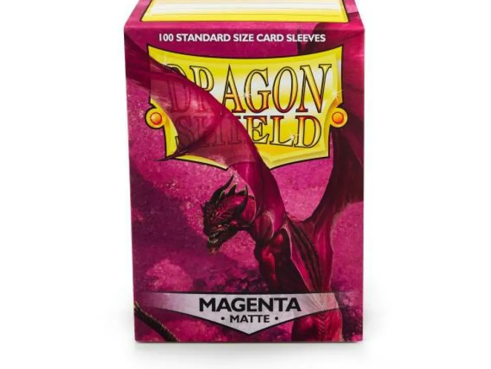 Arcane Tinmen Sleeves (Standard Size)>Dragon Shield - Standard: Magenta Matte (100)