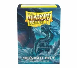 Arcane Tinmen Sleeves (Standard Size)>Dragon Shield - Standard Midnight Blue (100)