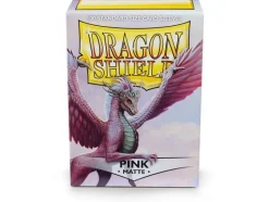 Arcane Tinmen Sleeves (Standard Size)>Dragon Shield - Standard: Pink Matte (100)