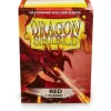 Dragon Shield Sleeves (Standard Size)> - Standard: Red (100)