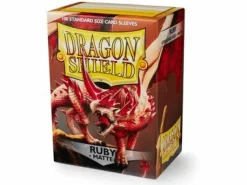 Dragon Shield Sleeves (Standard Size)> - Standard: Ruby Matte (100)
