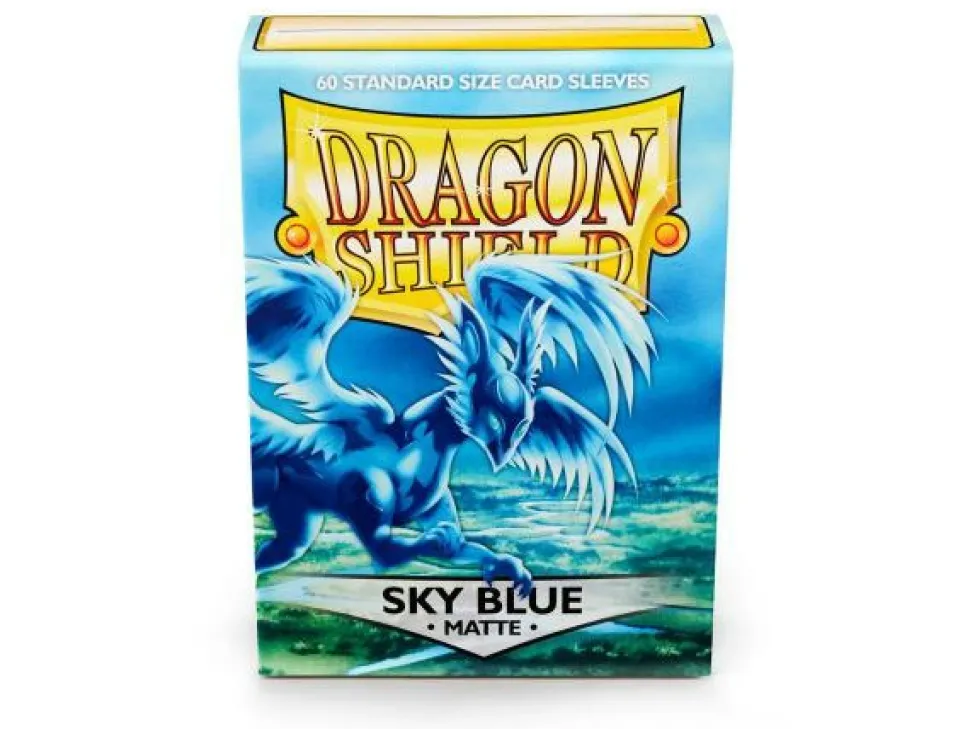 Dragon Shield Sleeves (Standard Size)> - Standard: Sky Blue Matte (100)